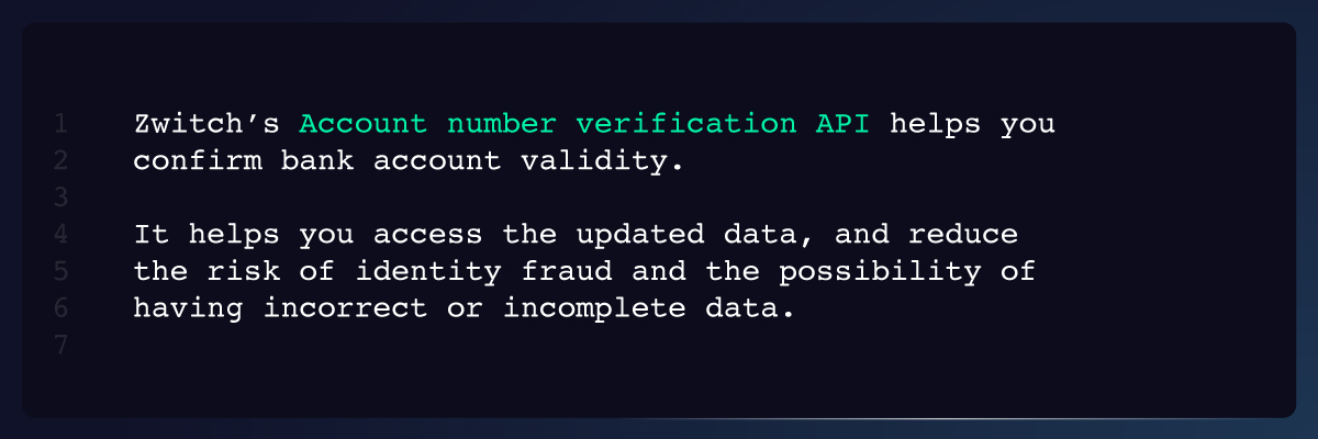 How To Do Instant Bank Account Verification With APIs | Zwitch